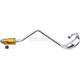 Chrome Exhaust Pipe Muffler with Expansion Chamber For 47cc 49cc 2 Stroke Engine Pit Dirt Bike Parts