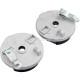 Wheel Hub Brake Housing + Brake Shoes Water Grooved Fit for 125cc 150cc 250cc Quad Dirt Bike ATV Dune Buggy