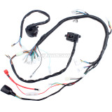 Engine Wiring Harness Wiring Loom With Handlebar Start Switch Assembly Fit For ZJ125 CG125 125cc 150cc Motorcycle