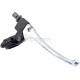 Left 22mm 7/8 Handlebar Clutch Lever Perch Clutch Silver For XR/CRF50-160CC XR/XR Pit Dirt Bike ATV Motorcycle