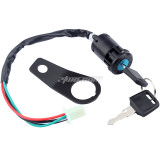 Ignition Switch Key With Clamp Mounting Mount Kit For 50cc 70cc 90cc 110cc 150cc Motorcycle ATVs Pit Dirt Bike 4 Wheel Quad Universal