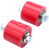 Chain Roller Slider Tensioner Wheel Guide Set Replaces for Yamaha YFZ350 YFZ 350 Banshee 1997-2006 ATV Quad Motorcycle - Red