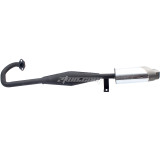 Aluminum Head Exhaust Pipe Muffler with Expansion Chamber For 47cc 49cc 2 Stroke Engine Pocket Bike Mini Quad 4 Wheel