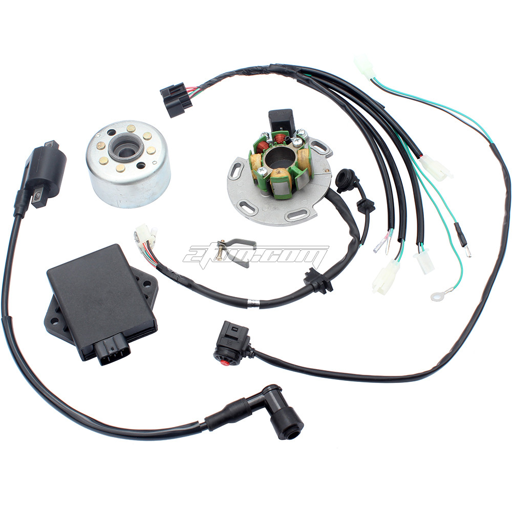 Módulo CDI De Encendido Para Moto 50-250cc - Bobina Roja, Compatible Con ATV, Dirt Bike Y Scooters