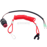 Boat Safety Outboard Engine Motor Kill Stop Switch & Safety Tether Lanyard For Marine Mercury Tohatsu