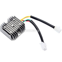 Voltage Regulator Rectifier 6 Wires For Chinese GY6 50 125 150CC 152QMI 157QMJ Scooter Moped SUNL JCL Dirt Bike CH125 Motorcycle - Silver
