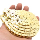 Gold T8F Sprocket Chain for 2 Stroke 47cc 49cc Chinese Mini ATV Dirt Quad Pocket Bike Minimoto Motorcycle Parts