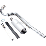 28mm Muffler Exhaust Pipe System For KLX SSR XR50 CRF50 107 110cc Chinese Pit Trail Dirt Bike Motorcycle Parts