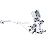 25mm 1 Inch Left Handle Clutch Lever With Mirror Thread for Honda CB400SF CB250 Harley Dyna Softail Glide Road Glide Street Glide Sportster