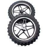 2.50-10 Front Rear Wheel Hub Tire and Rim Inner Tube For Pocket Bike 47cc 49cc Scooter Pit Dirt Bike Mini Moto Motorcycle