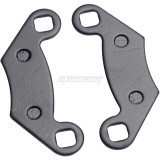 Front and Rear Brake Pads Replacement for Polaris Sportsman 300/400 HO 2008-2010 Sportsman 570 EFI 2014-2020 Sportsman 800 EFI 2010-2014 Hawkeye 2007-2011 Predator/Outlaw 500