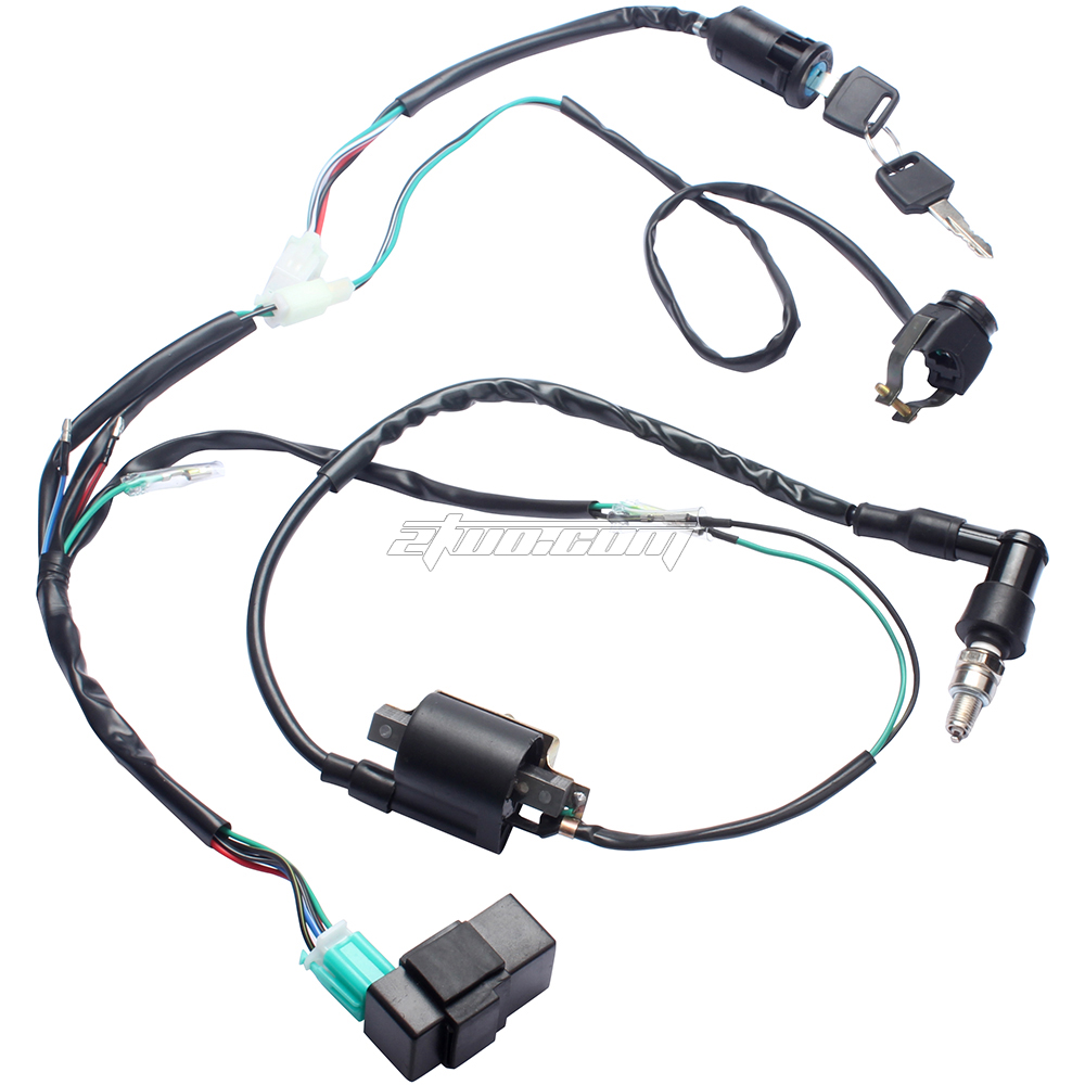 US 5.52 US 6.90 Wire Harness Wiring Loom CDI Ignition Coil Spark