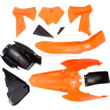 Full Plastic Fairing Set body Kits Plastic Fender For KTM85 150 250CC Dirt Pit Dirt Bike Plastic Motorcycle