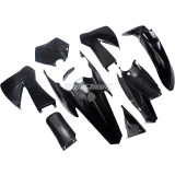 Full Plastic Fairing Set body Kits Plastic Fender For KTM85 150 250CC Dirt Pit Dirt Bike Plastic Motorcycle - Black