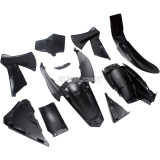 Full Plastic Fairing Set body Kits Plastic Fender For KTM85 150 250CC Dirt Pit Dirt Bike Plastic Motorcycle - Black