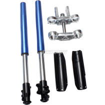 710MM 45MM 48MM Front Fork Shock With Stock Suspension Assembly for CRF KLX BBR TTR 50-160cc Chinese Pit Dirt Bike Motorcycle