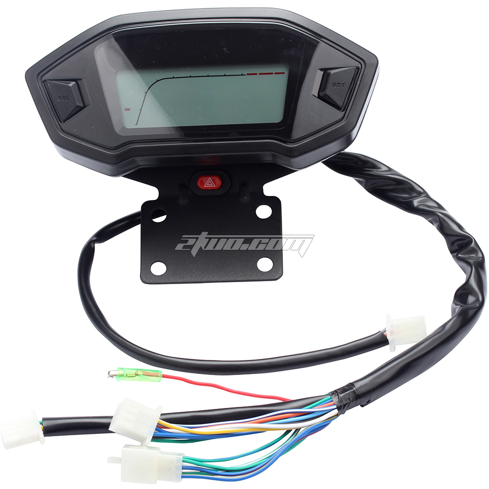 US 20.40 US 25.50 LCD Speedometer Odometer Speed Vernier Mileage