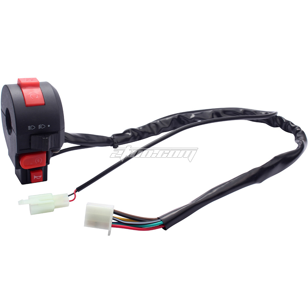 Interruttore Start/Kill/Light 8 Fili – BigWheel – Per ATV Quad 50cc 70cc 90cc 110cc Cinese