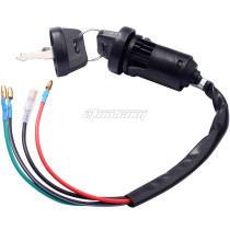 Ignition Waterproof Switch With Keys For 50cc-250cc Motorcycle ATV Pit Dirt Bike 4 Wheel Quad Universal No Plug