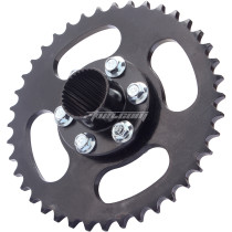 40 Tooth Rear Sprocket 6 holes With 56mm 32T Spline 6 Stud Rear Wheel Axle Hub For 428 Chain 125CC 150CC 250cc ATV Quad Buggy 4 Wheel Motorcycle Parts