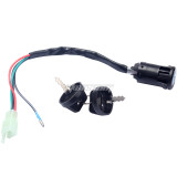 Ignition Waterproof Switch With Keys For 50cc-250cc Motorcycle ATV Pit Dirt Bike 4 Wheel Quad Universal 3+1 Plug