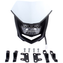 Headlight Head Lamp Lighting Enduro Dual Sport Dirt Bike H4 Headlight For Honda Yamaha Suzuki KTM CRF XR WRF Universal Motorcycle