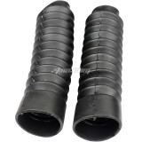 2PCS Front Fork Shock Absorber Dust Cover Proof Sleeve Protector Damping Rubber Gaiters Gators Boots Pit Dirt Motorcycle Universal