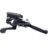 7/8inch 22mm Dual Brake Lever With Parking Thumb Control For 47cc 49cc Pocket Dirt Bike Gas Scooter ATV Quad Mini Moto