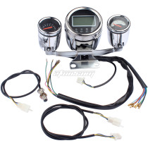 Instrument Digital Odometer Tachometer Speedometer Motorbike Voltmeter Fuel Gauge Kit Fits For ATV 125cc - 250cc Quad Dirt Bike ATV Buggy 4 Wheel Motorcycle