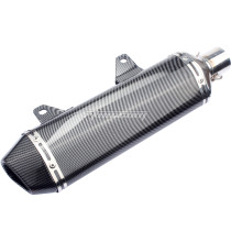 48MM Exhaust Muffler Pipe Universal Dirt Pit Bike 125cc 150cc 250cc 300cc Motorbike ATV Go Karts Scooter Motocross