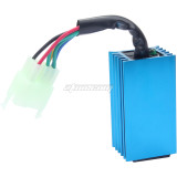 6 Pin CDI Ignition Coil Aluminum alloy Racing CDI Box for Motorcycle 125cc 150cc 200cc 250cc Pit Dirt Bike Scooter ATV - Blue