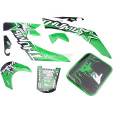 Decal Graphics Sticker Fairing Kit for CRF50 50-110CC PIT PRO Dirt Bike Thumpstar SSR TG010 Motorcycle - Green