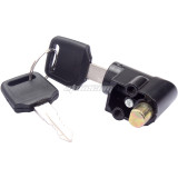 Handlebar Steering Lock With Two Keys 2 Position Switch For Suzuki GN125 GS125 Motorcycle