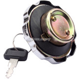 Aluminum alloy Motorcycle Fuel Gas Tank Cap Cover Lock Set For Honda CG125 ZJ125 Spare Part with two keys