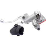 7/8 Inch Right Front Brake Master Cylinder with CNC Cover Plastic Seal for Honda CR125R CR250R CR500R CRF250R CRF450R CRF250X CRF450X