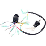Ignition Switch Key Assy 703-82510-43 For Yamaha Outboard Motors 703-82510-43-00 Control Box 703-82510 Replace MP51040