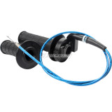 7/8 in 22mm Throttle Hand Grips Twist with Cable For CRF50 XR70 ATV Quad Pit Dirt Bike 50-120cc Motocycle - Blue