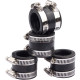4pcs Rubber Carburetor Intake Manifold Adapter For Honda CB650 RC03 1979 1980 1981 1982 16211-426-000 Motorcycle