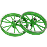 Aluminum Wheel Hub 2.50-10 Front Rear For Pocket Bike 47cc 49cc Pit Dirt Bike Scooter Motorcycle - Green