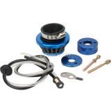 BLUE Air Filter CNC Inlet Pipe Fuel Line Tube For 43cc 40-5 Mini Moto Pocket Bike Scooter Moped Motorcycle