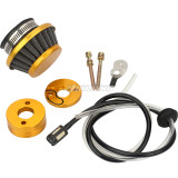 Air Filter Inlet Pipe Fuel Line Tube For Mini Moto 43cc 49cc 40-5 Pocket Bike Scooter Moped Motorcycle - Gold