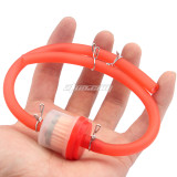 6mm Inline Gas Petrol Gasoline Liquid Fuel Oil Filter Pipe Hose Line With 4 Clips for Dirt Pit Bike ATV 4 Wheel Quad Scooter Moped Motorcycle Universal - Red