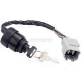 Ignition Switch with Keys 27005-1244 270051244 Compatible for Kawasaki Mule 3000 3010 3020 2001-2008