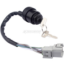 Ignition Switch with Keys 27005-1244 270051244 Compatible for Kawasaki Mule 3000 3010 3020 2001-2008