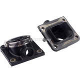 2 pcs Carburetor Intake Manifold Pipe Interface Adapter for Yamaha Banshee YFZ350 YFZ 350 88-06 RD350 RD 350LC 83-89 RZ350 84-85