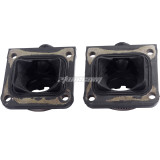 2 pcs Carburetor Intake Manifold Pipe Interface Adapter for Yamaha Banshee YFZ350 YFZ 350 88-06 RD350 RD 350LC 83-89 RZ350 84-85