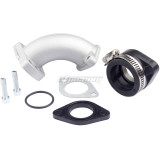 Carburetor Intake Manifold ATV Adapter Inlet Intake Pipe For 125cc 140cc 150cc 160cc 200cc Moped Scooter Dirt Pit Bike Motorcycle