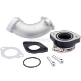 Carburetor Intake Manifold ATV Adapter Inlet Intake Pipe For 125cc 140cc 150cc 160cc 200cc Moped Scooter Dirt Pit Bike Motorcycle