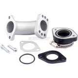 Carburetor Intake Manifold ATV Adapter Inlet Intake Pipe For 125cc 140cc 150cc 160cc 200cc Moped Scooter Dirt Pit Bike Motorcycle