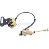 12MM Hydraulic Rear Disc Brake Caliper 50cc 70cc 90cc 110cc 125cc 140cc For Motorcycle CRF50 XR50 BBR KLX PRO Pit Dirt Bike Motorcycle - Gold